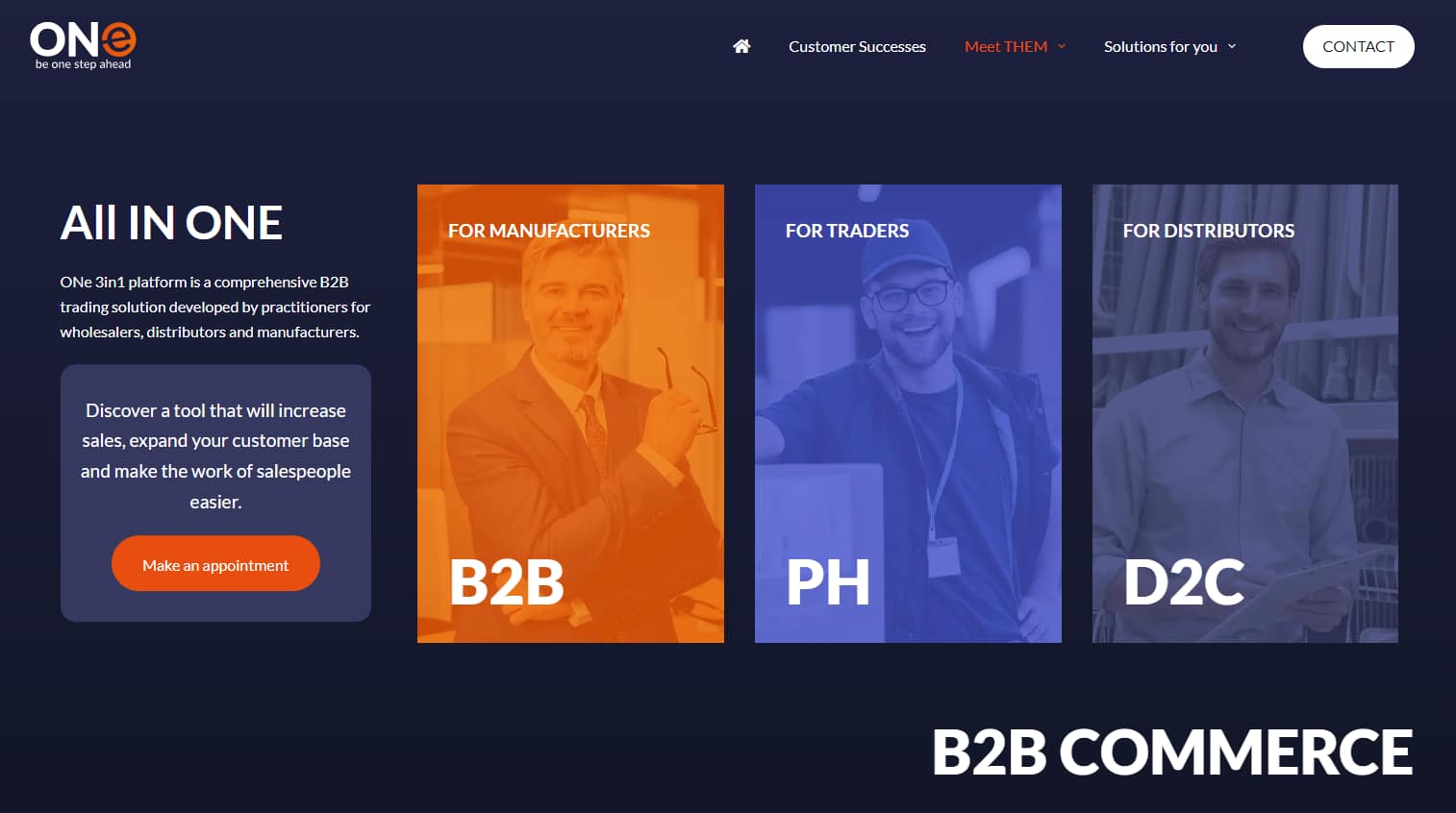 A ONe rendszer: Az értékesítési vezető egyetlen eszköze